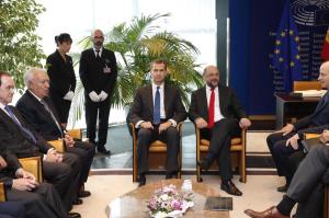 Don Felipe en el parlamento europeo